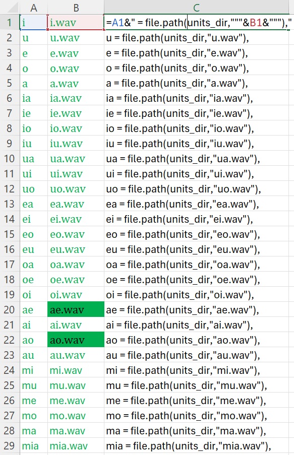linking ipa to wav 3